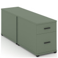 Тумба двухсторонняя опорная/приставная 1 ящик + 1 распашной фасад.