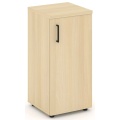 Офисный шкаф низкий узкий левый / правый (1 низкий фасад, задняя стенка ЛДСП)