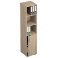 Офисный шкаф для документов узкий открытый