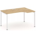 Стол рабочий эргономичный на П-образных опорах 40х40 (Левый/Правый)