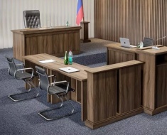 Мебель для залов суда МС
